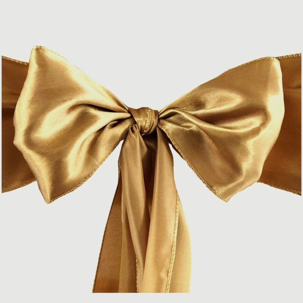 COPY - Gold Satin Style Chair Sash (1 Set of 24)